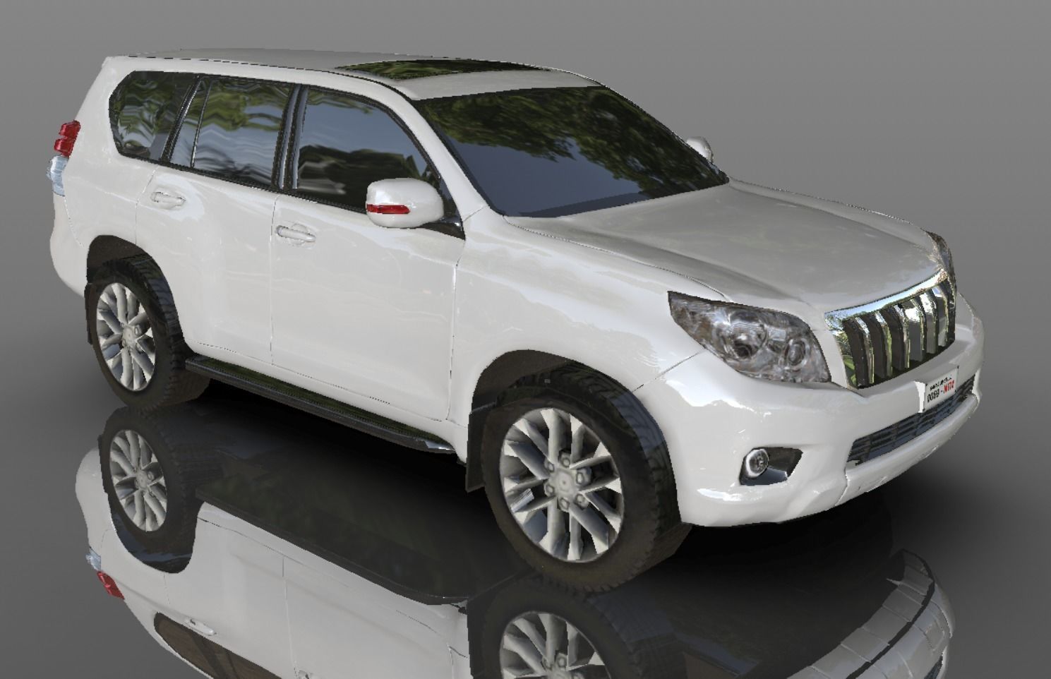 3D model Toyota Prado Land Cruiser 3D model - Game Ready Asset VR / AR ...