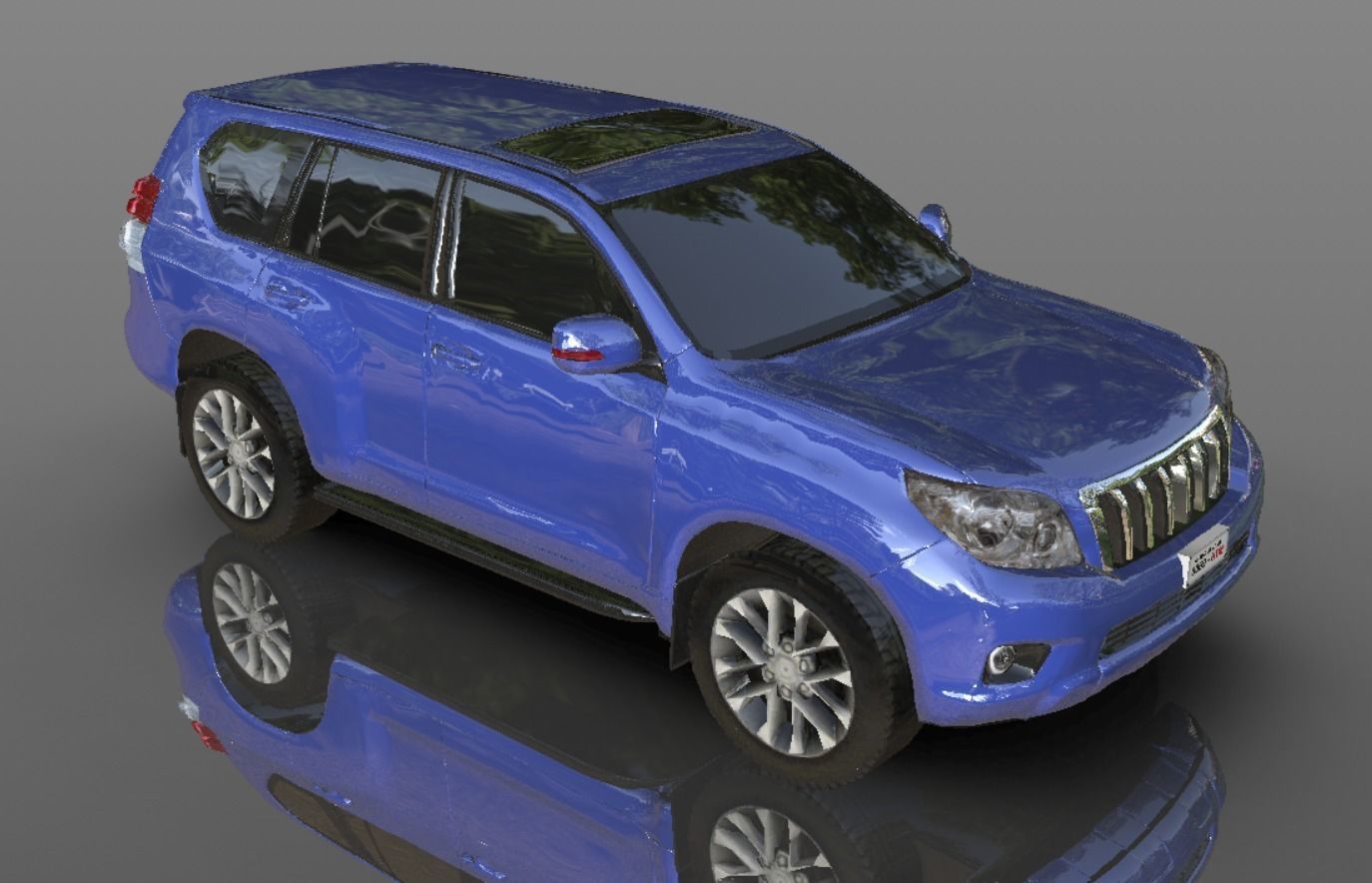 3D model Toyota Prado Land Cruiser 3D model - Game Ready Asset VR / AR ...