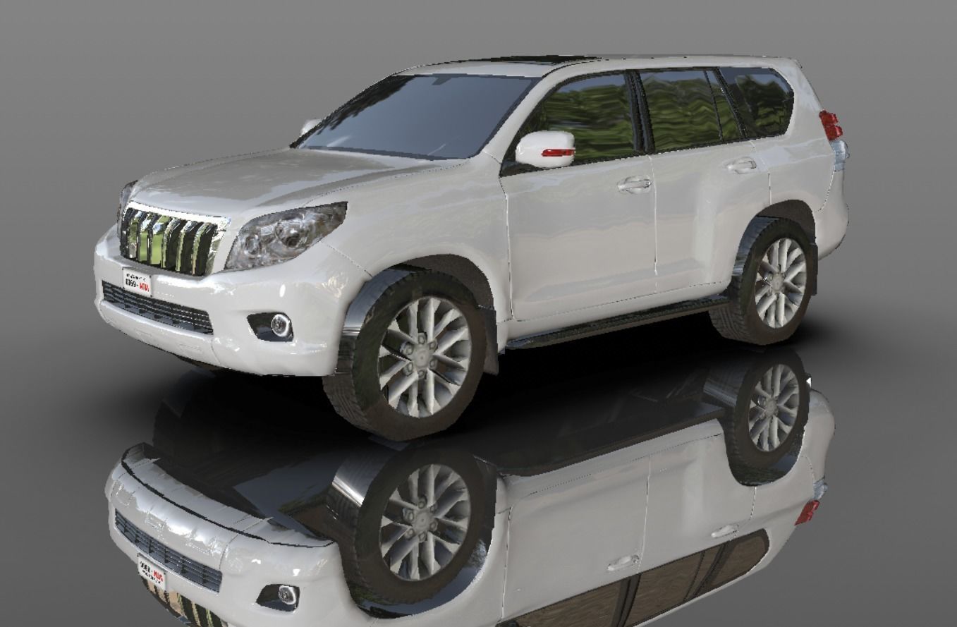 3D model Toyota Prado Land Cruiser 3D model - Game Ready Asset VR / AR ...