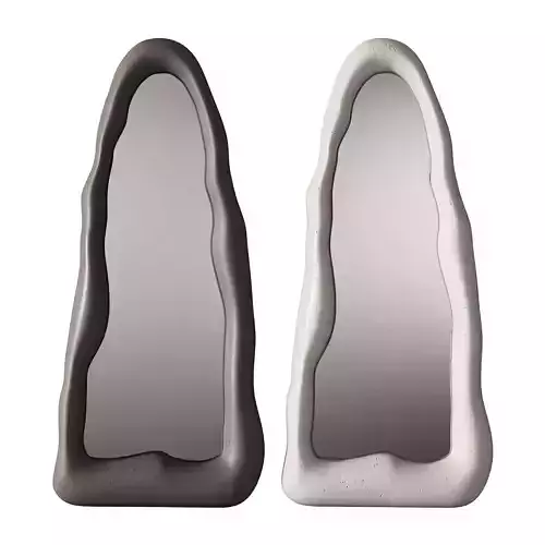 359 sculptural organic kar knead mirror by Kar Studio