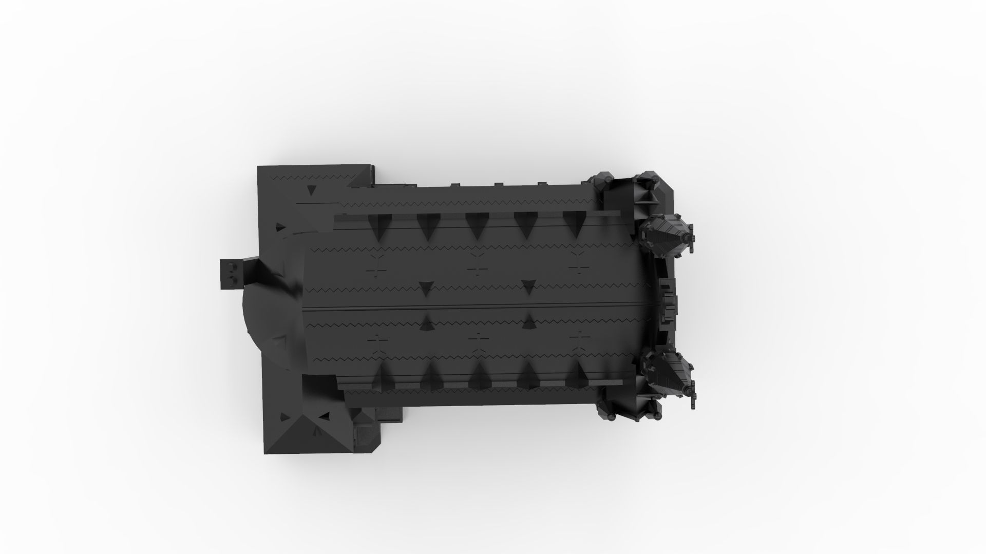 St Pauls Cathedral Birmingham - Alabama 3D print model_11