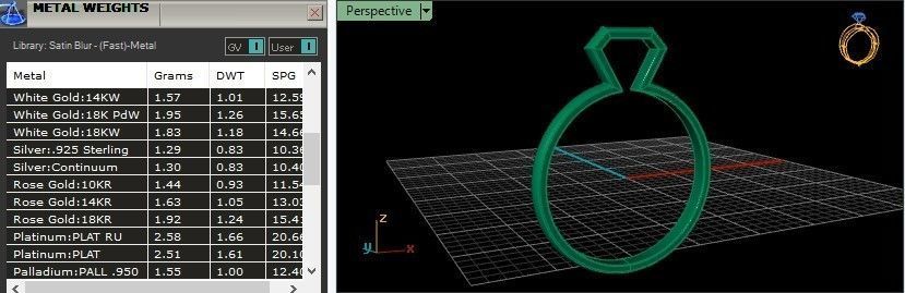 lightweight minimal diamond ring 104-MW 3D print model_13
