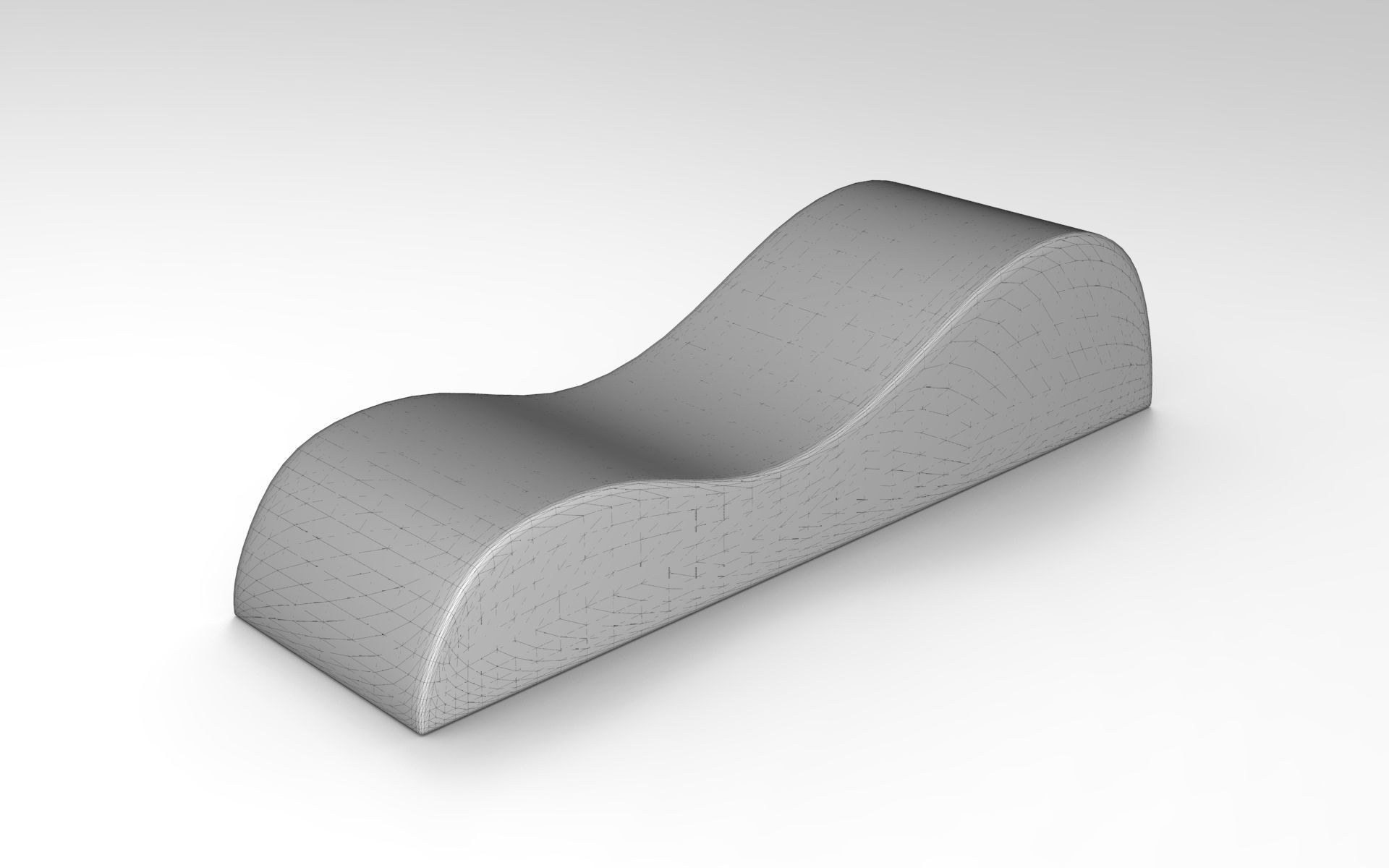 Glos Stool Low-poly 3D model_5