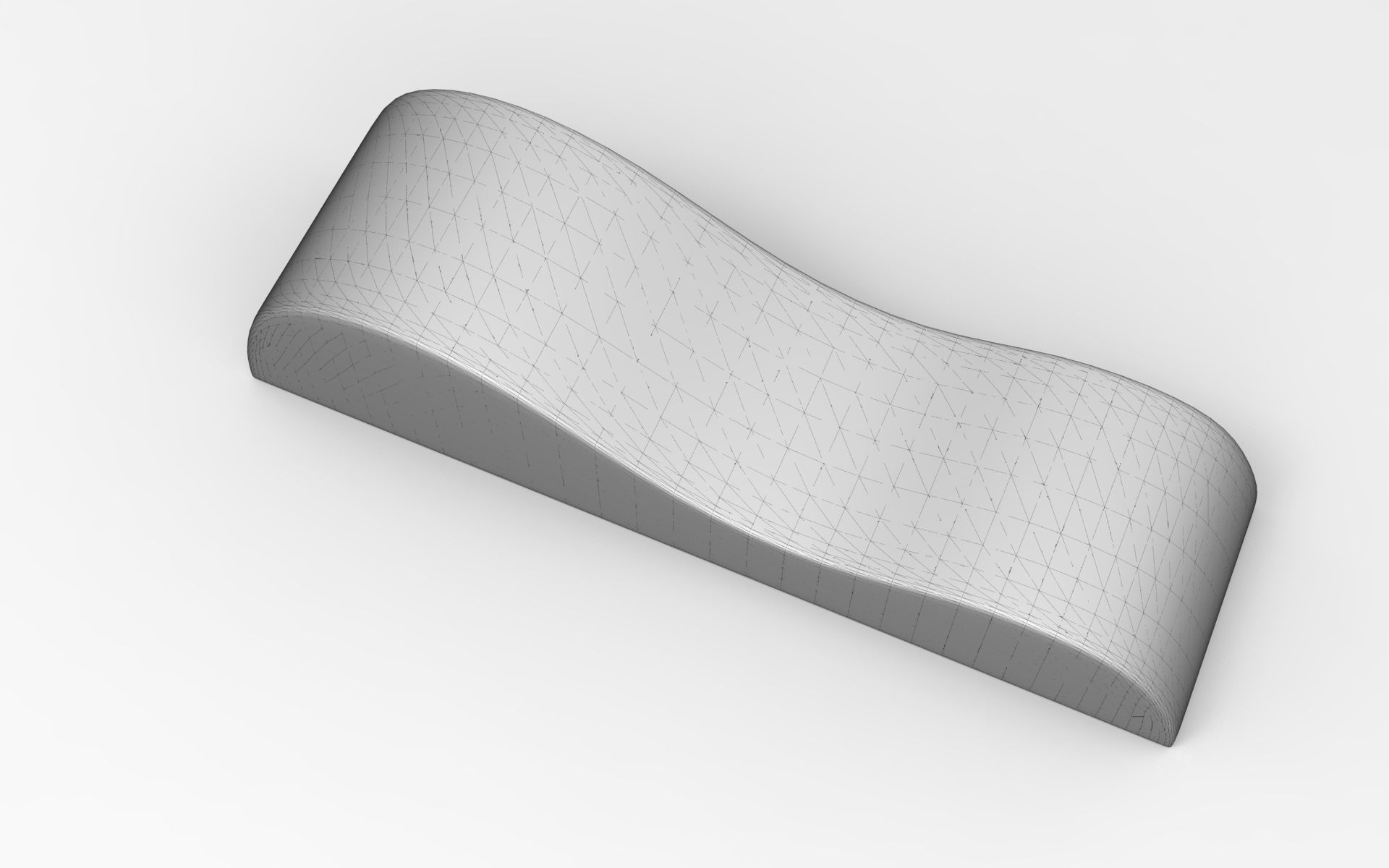 Glos Stool Low-poly 3D model_6