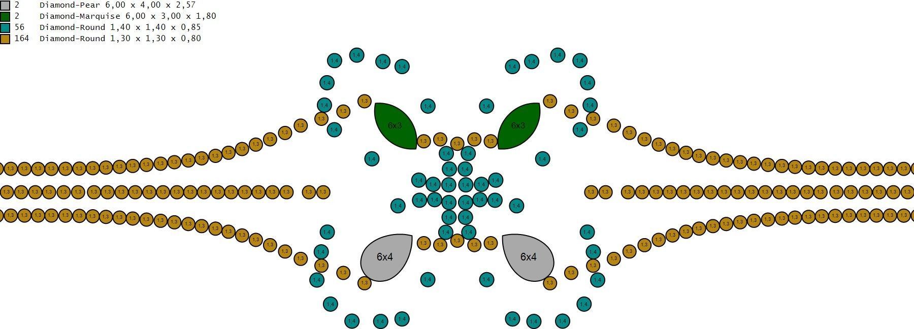 Bracelet 128 3D print model_10