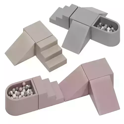 children decor   set 12 3D model