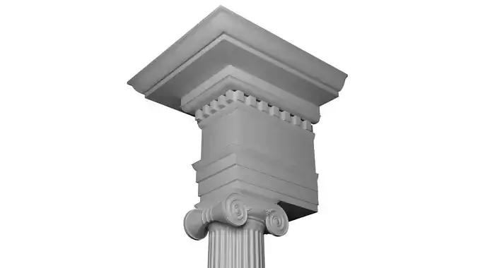 Ionic Column 3D model