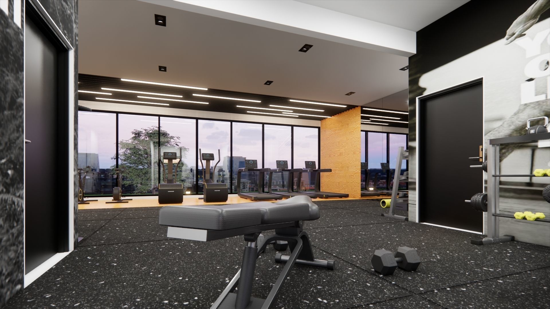 GYM DESIGN SPACE 3D model_5