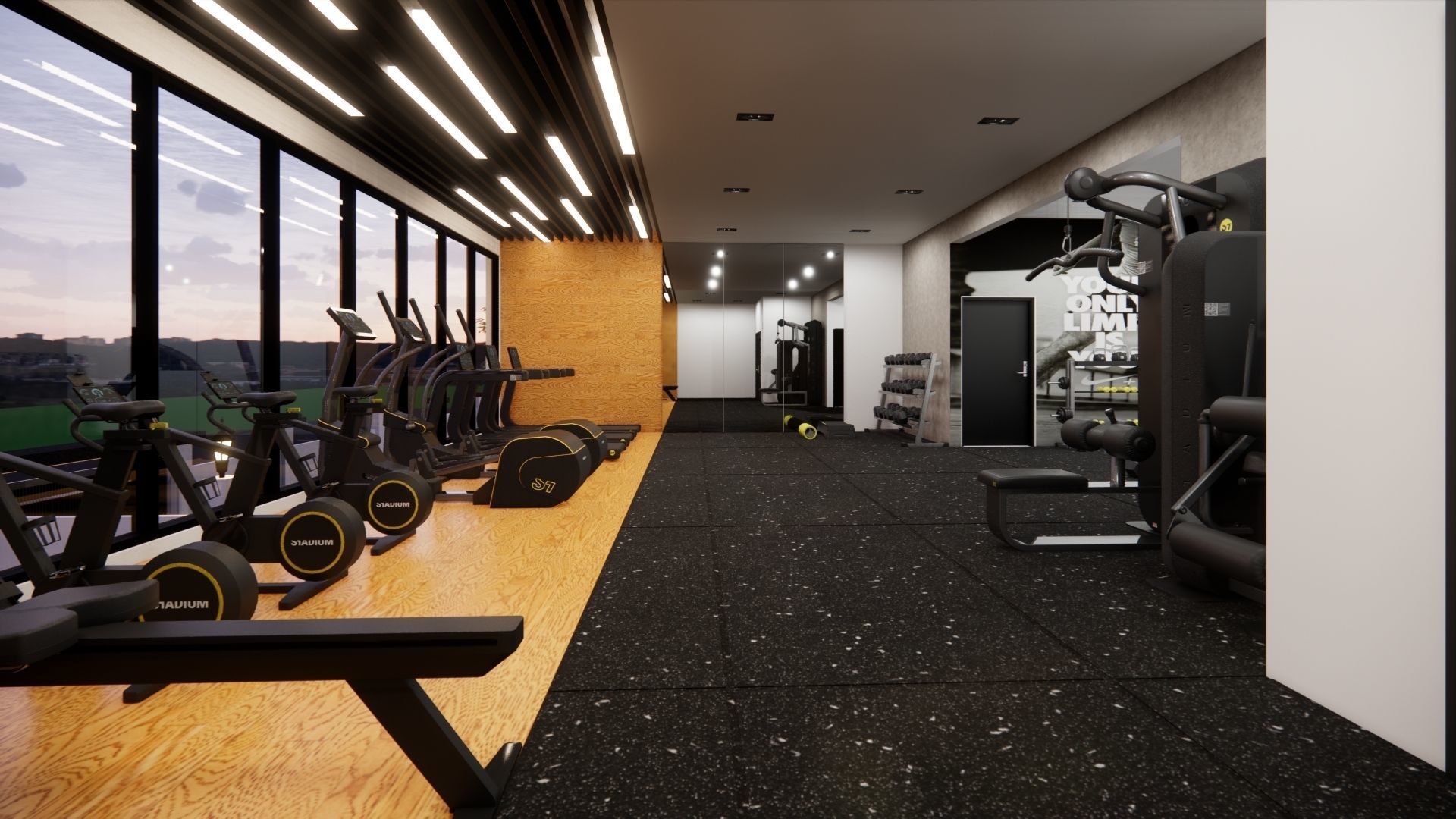 GYM DESIGN SPACE 3D model_1