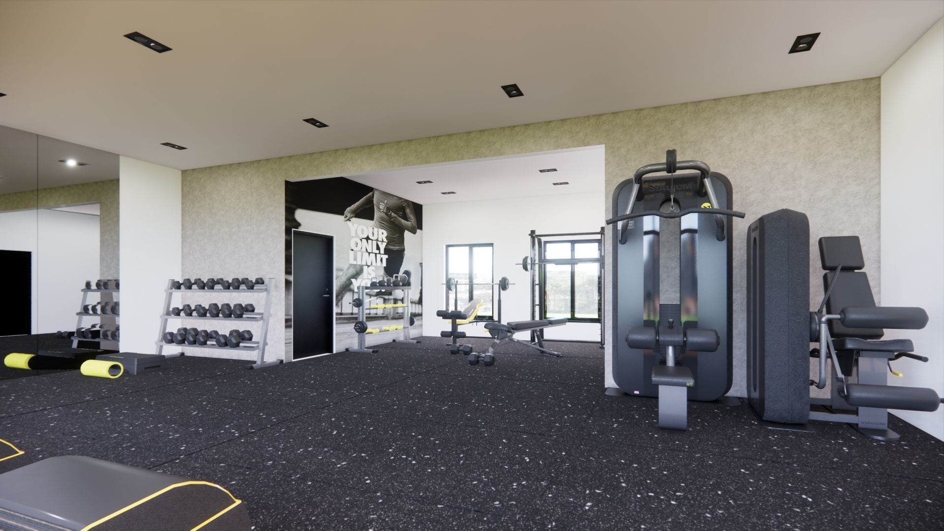 GYM DESIGN SPACE 3D model_2