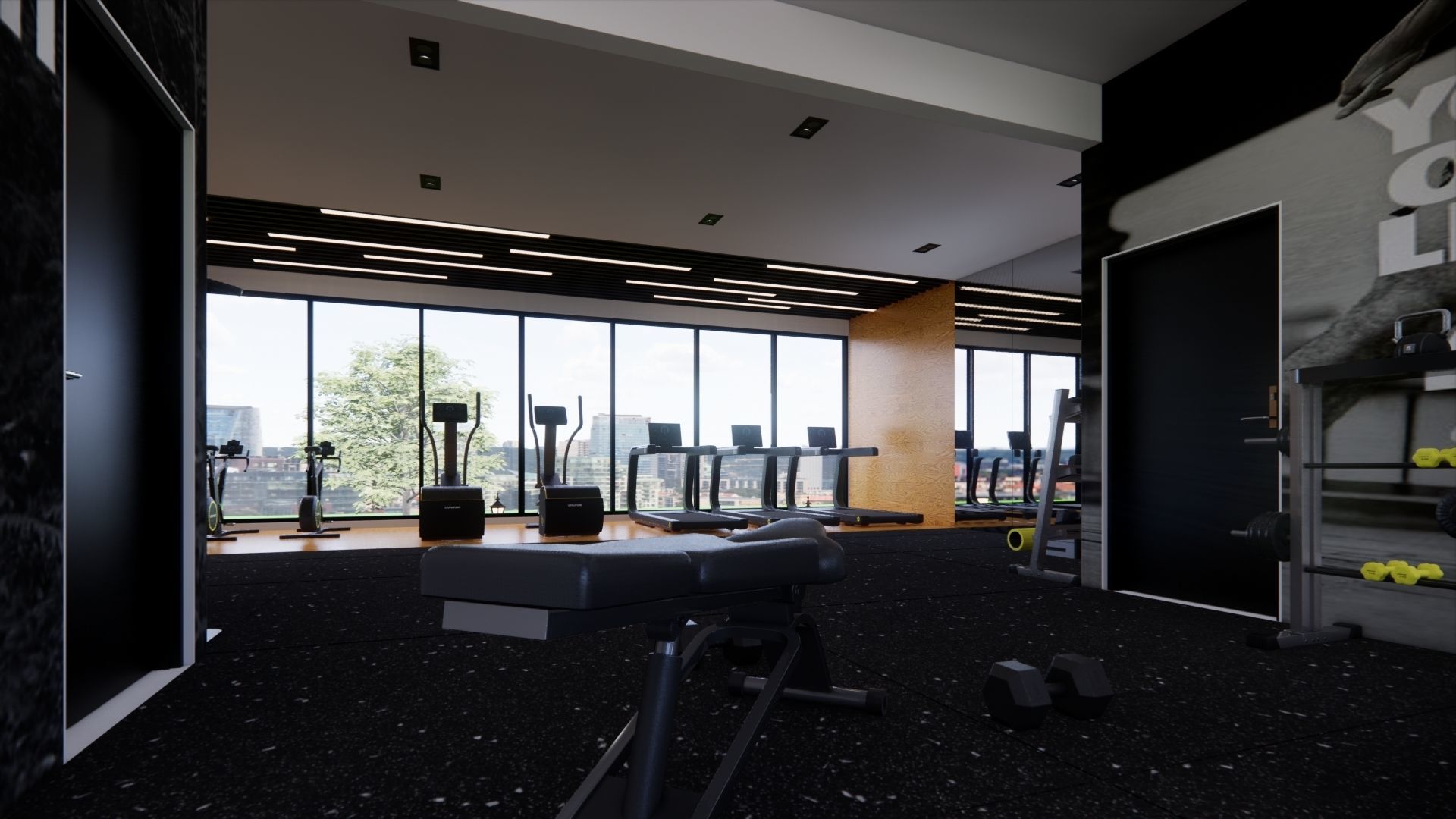 GYM DESIGN SPACE 3D model_4