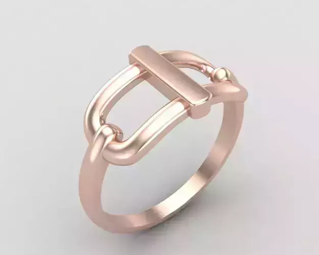 minimal light weight ring 106-MW 3D print model