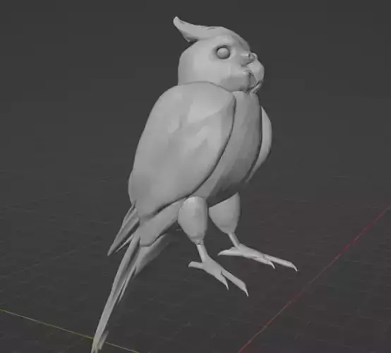 Cute cockatiel