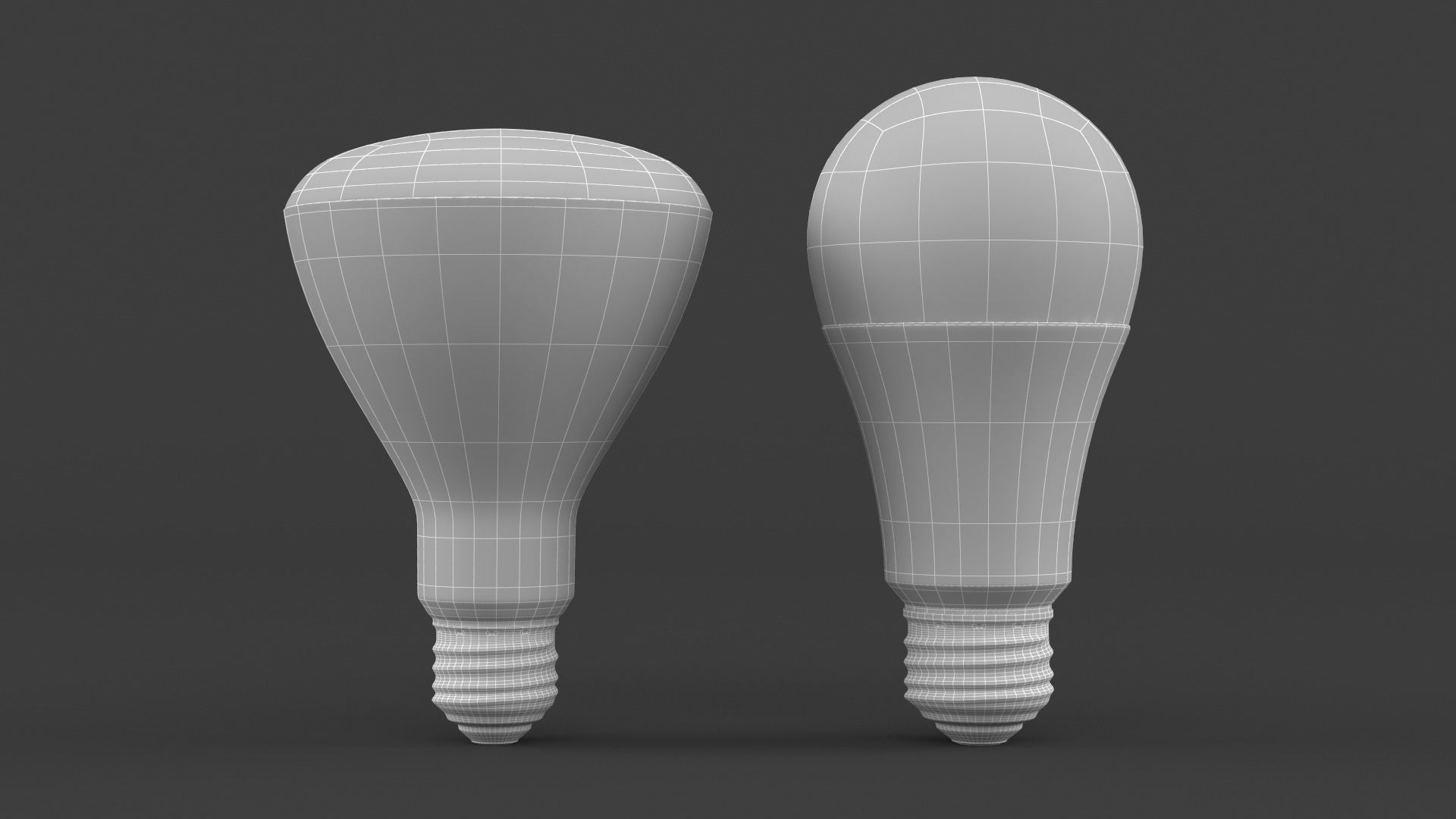 LED light bulbs 3D model_5