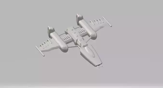 CS2-072023 Concept Fighter Starship