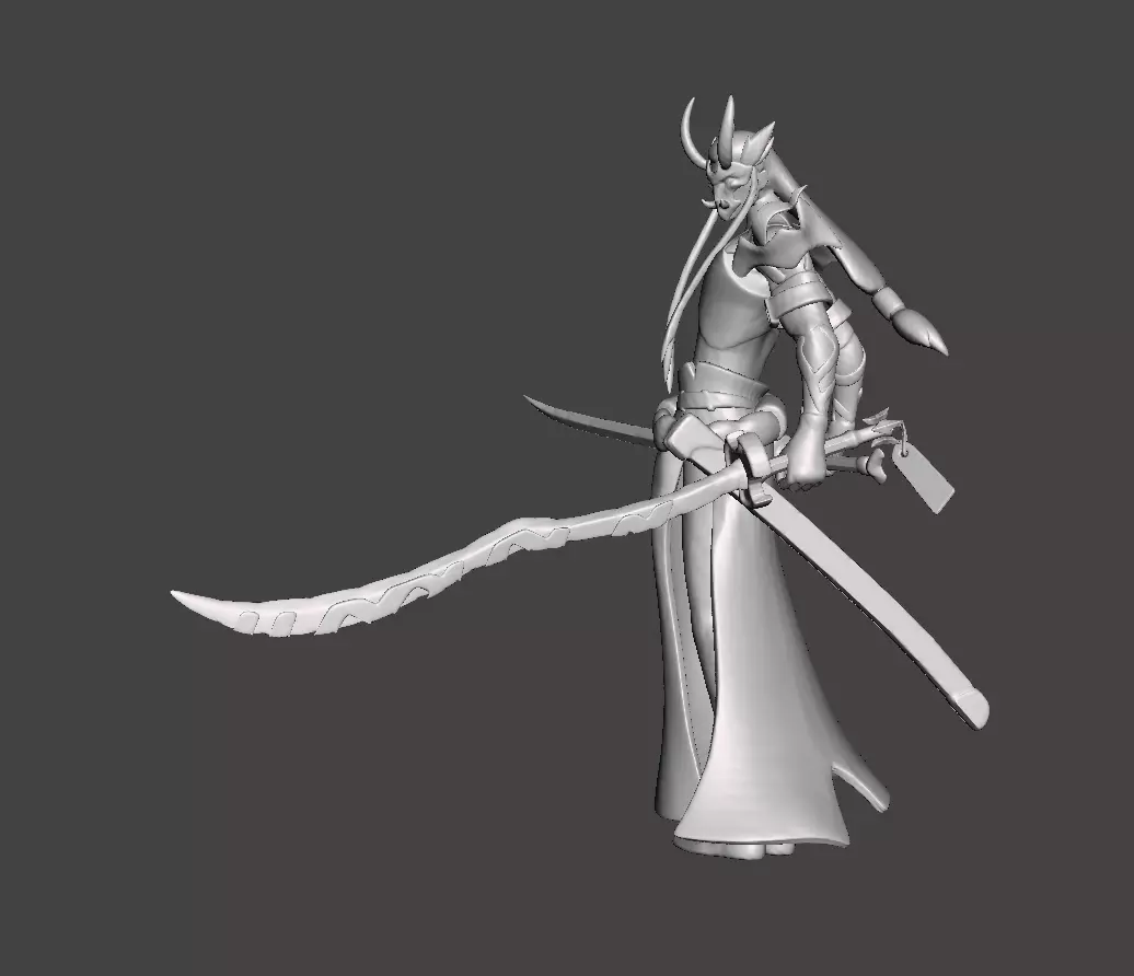Inkshadow Yone 3D Model 3D print model_0