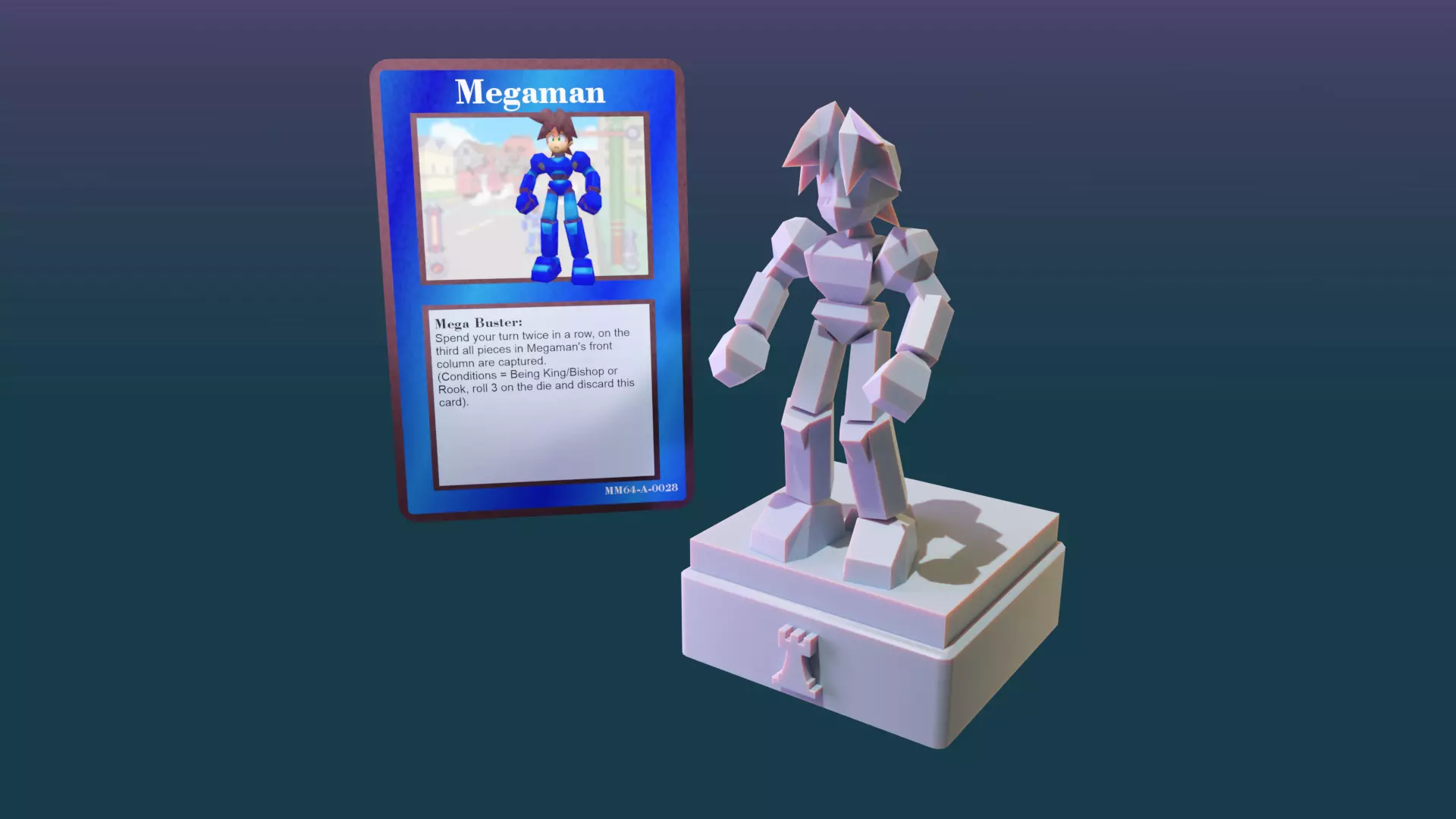 Chess Pack Megaman Legends Free 3D print model