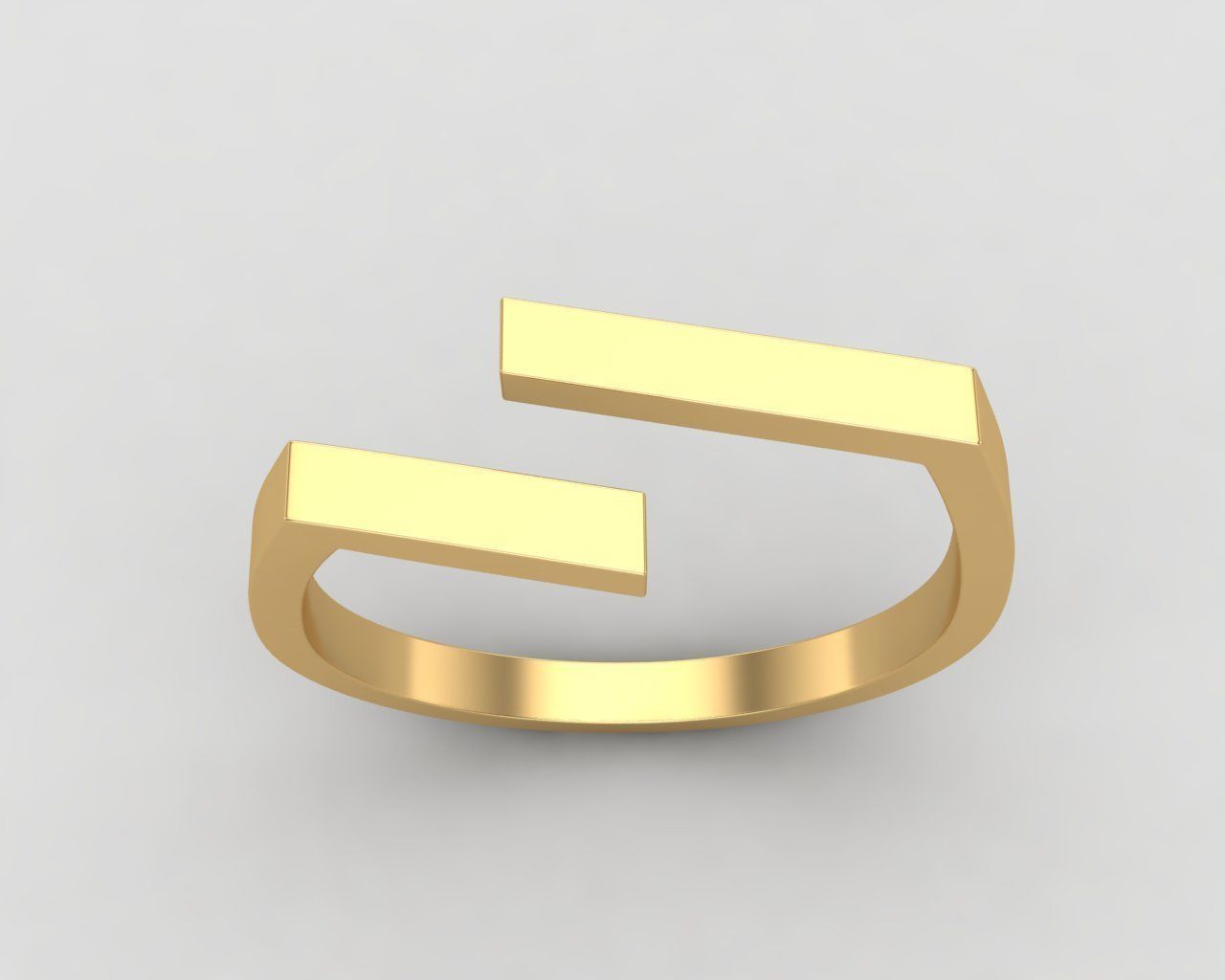 lightweight bypass minimal ring 107-MW 3D print model_16