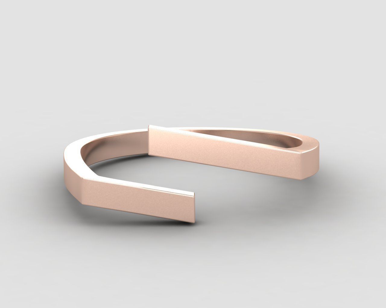 lightweight bypass minimal ring 107-MW 3D print model_6