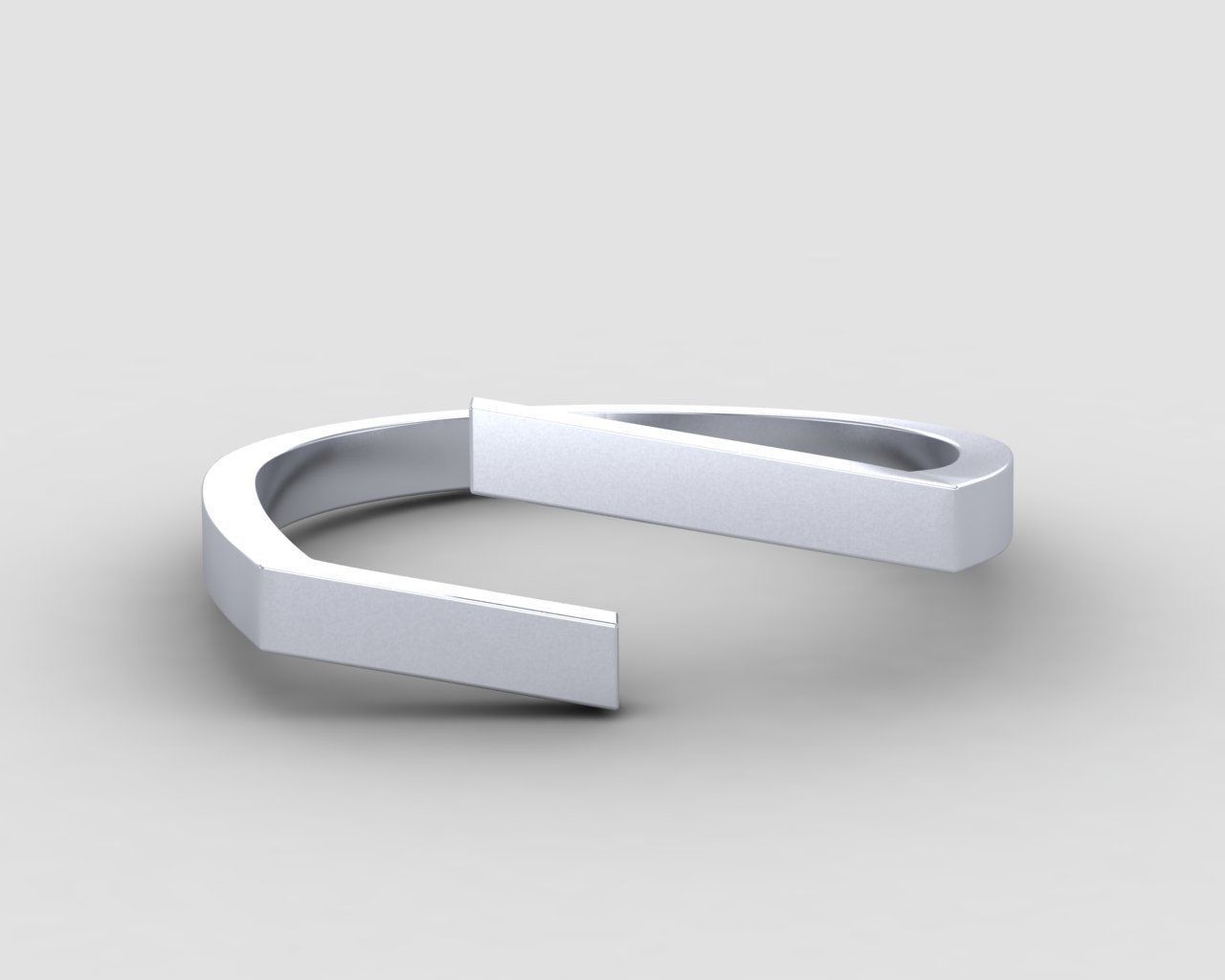 lightweight bypass minimal ring 107-MW 3D print model_13