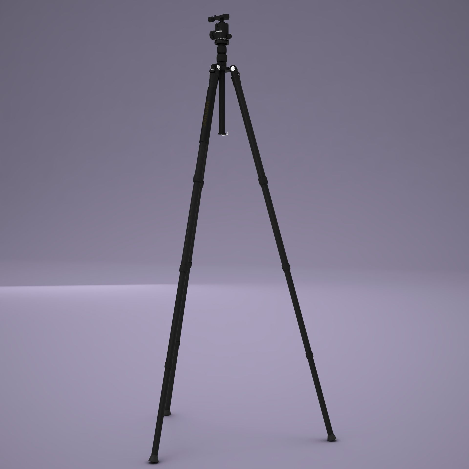 HD Tripod  3D model_2