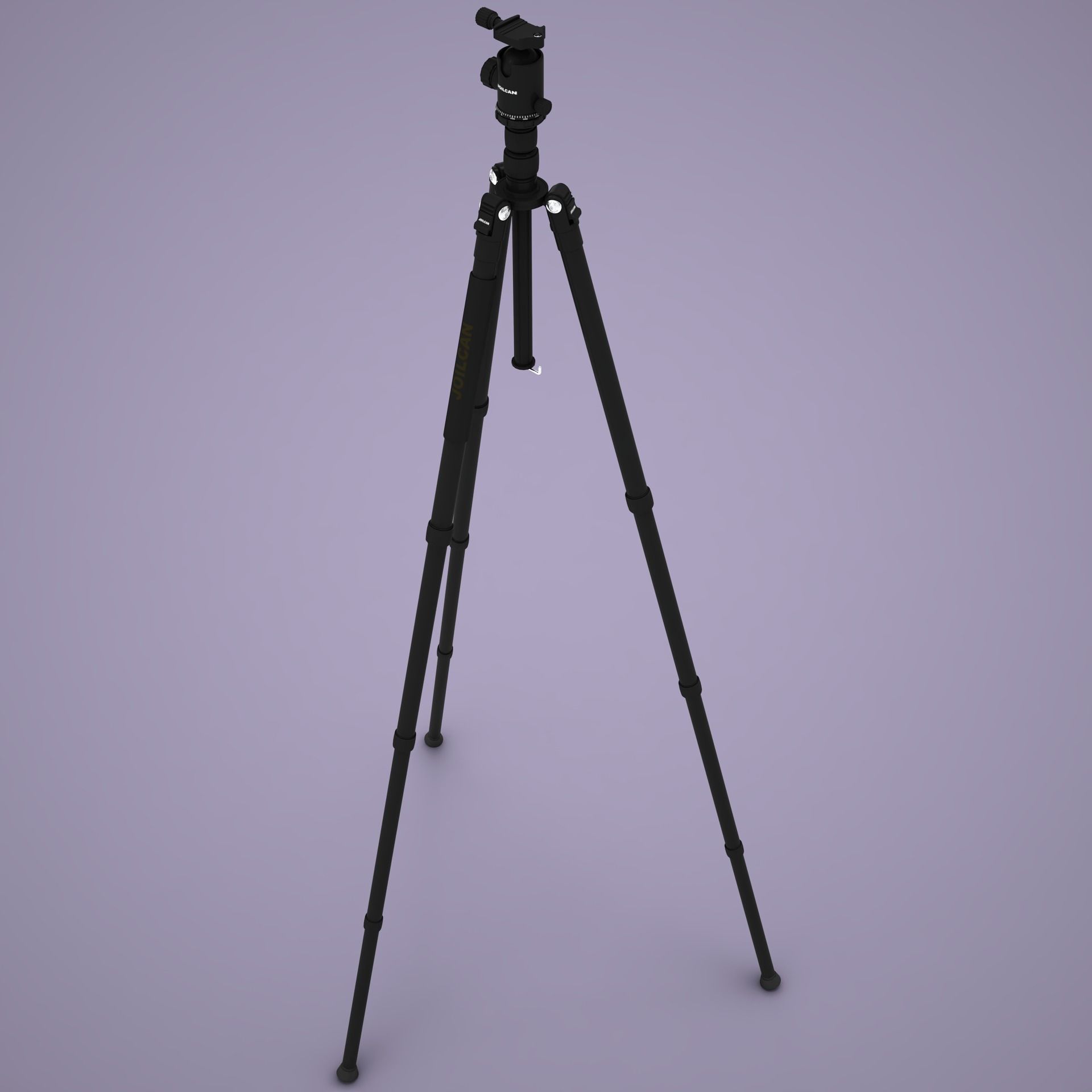 HD Tripod  3D model_3