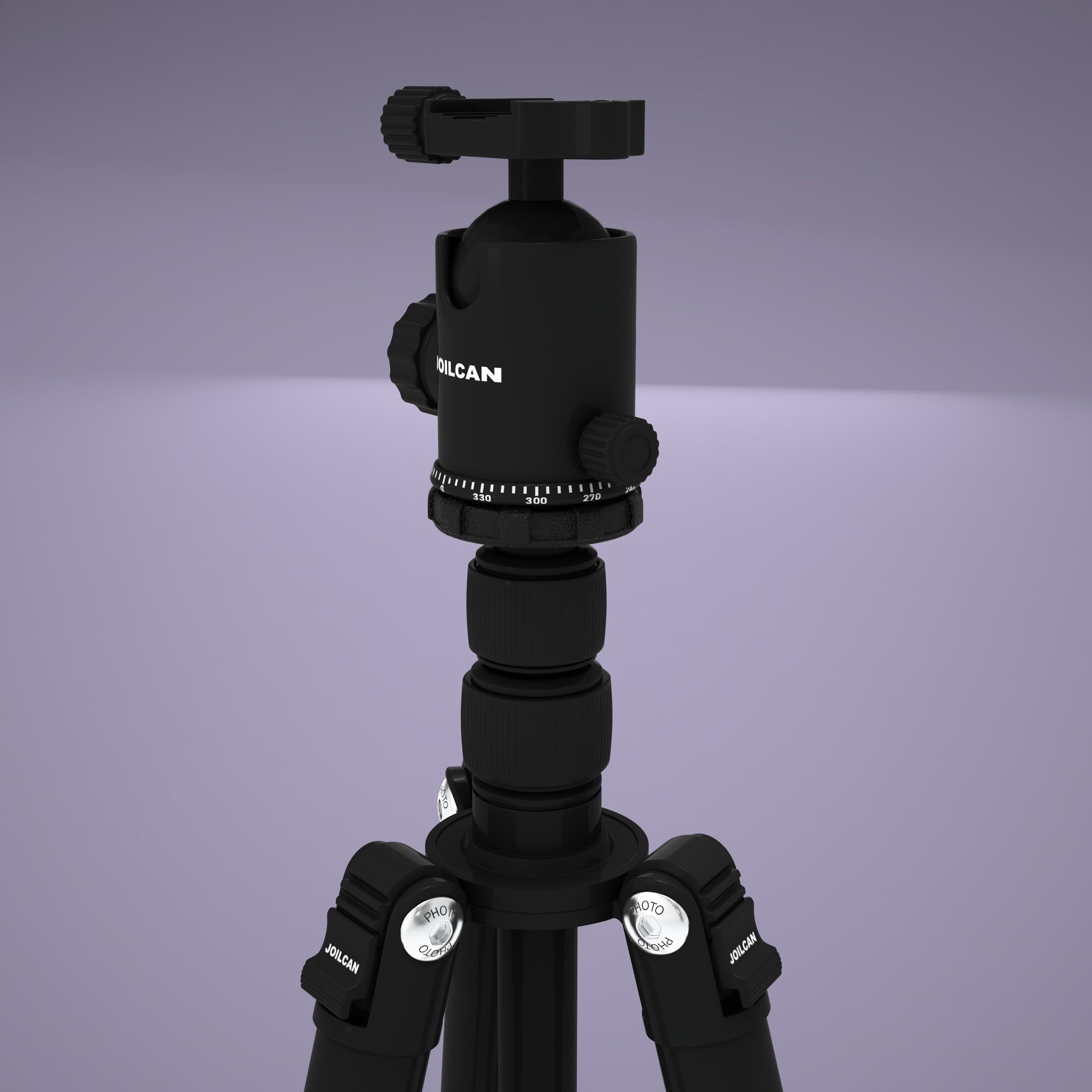 HD Tripod  3D model_4