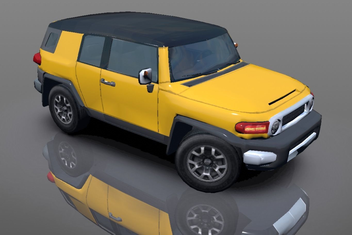 3D model Toyota FJ Cruiser 6 HQ 3D model Game Ready Asset VR / AR / low ...