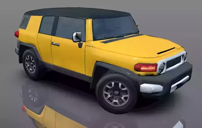 Toyota FJ Cruiser 6 HQ 3D model Game Ready Asset