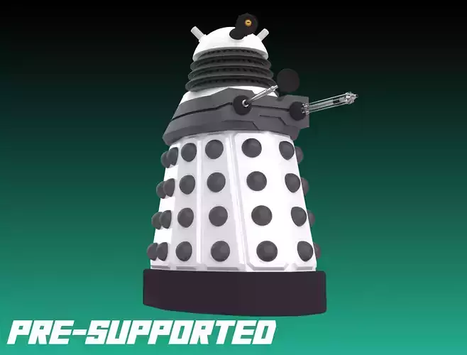 Paradigm Daleks - 32mm Miniature - 3D print model Paradigm Daleks - 32mm Miniature - 3D print model