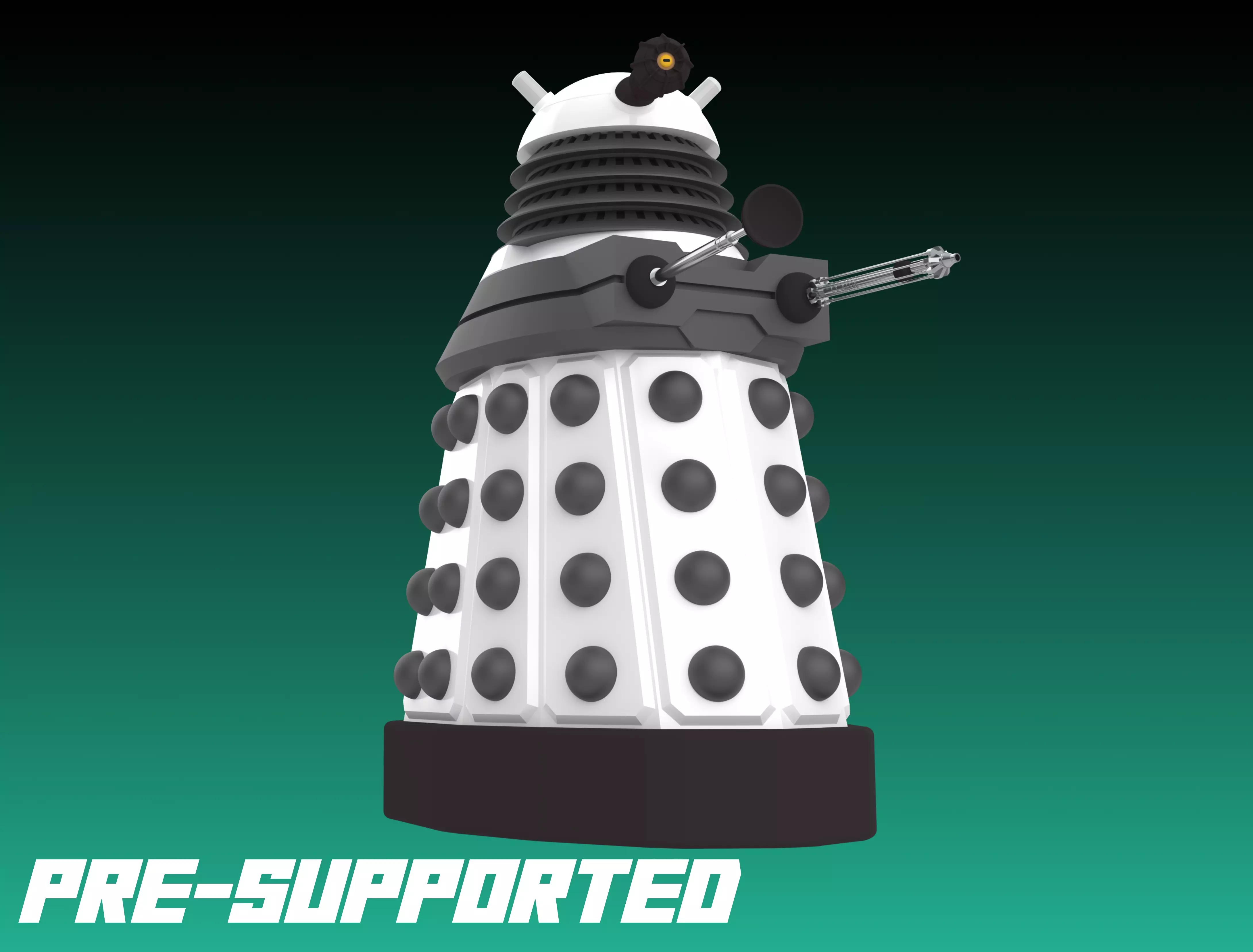Paradigm Daleks - 32mm Miniature - 3D print model_0