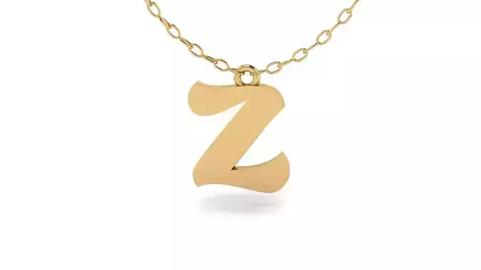 Alphabet Pendant Z