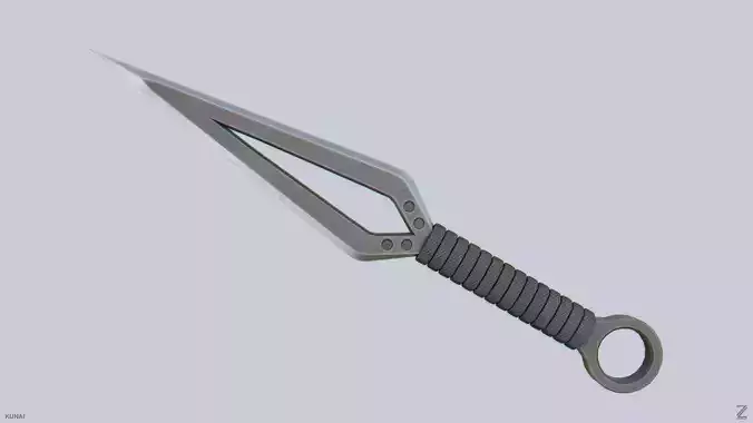 Kunai Low-poly 3D model