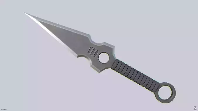 Kunai Low-poly 3D model