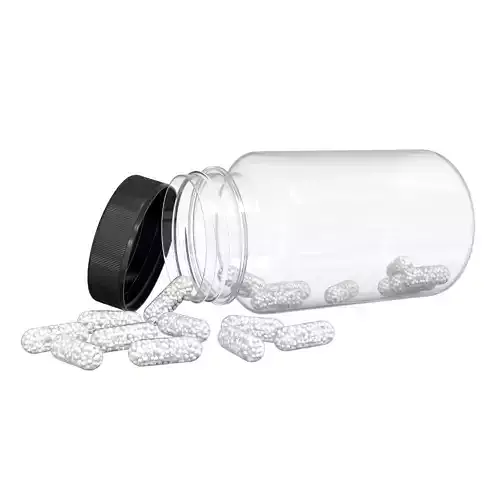 Capsules Bottle with 3D Product Mockup