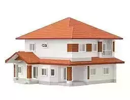 Casas Low-poly 3D model