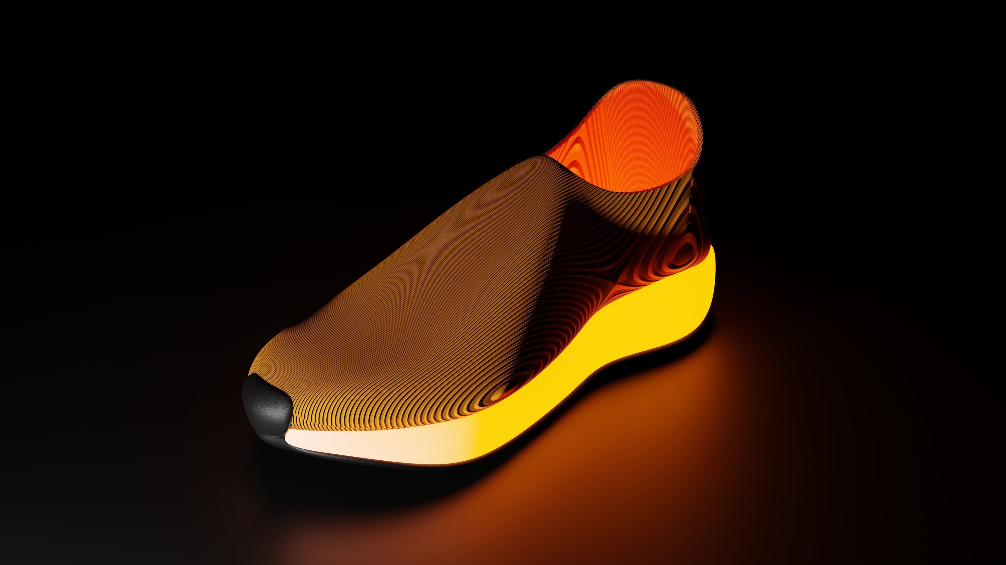 Shoe Blender Low-poly 3D model_1
