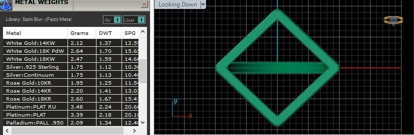 lightweight square minimal ring 110-MW 3D print model_15