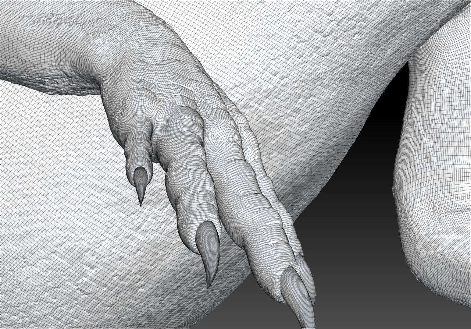 Dinosaur Pachycephalosaurus Sculpt Project 3D model_19