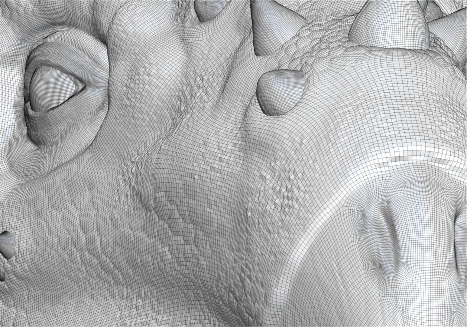 Dinosaur Pachycephalosaurus Sculpt Project 3D model_18