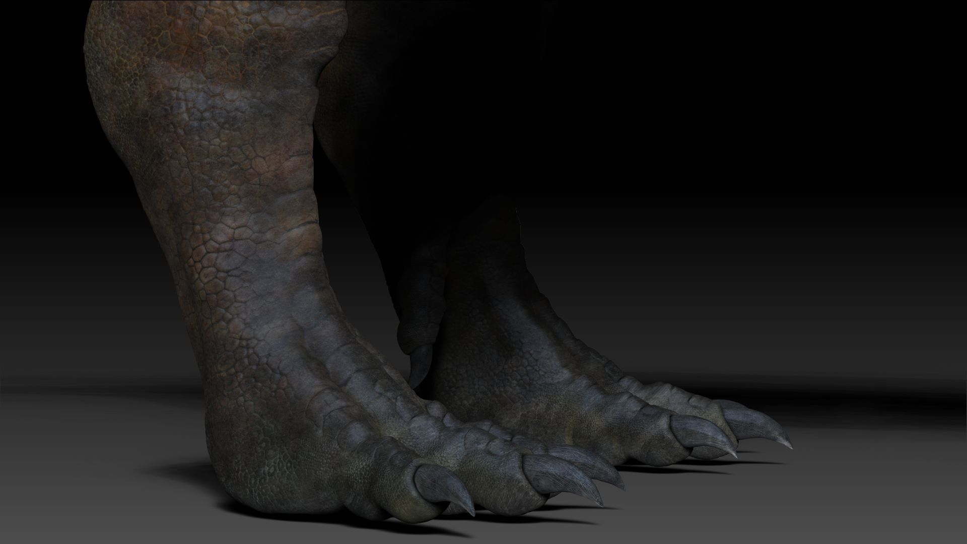 Dinosaur Pachycephalosaurus Sculpt Project 3D model_15