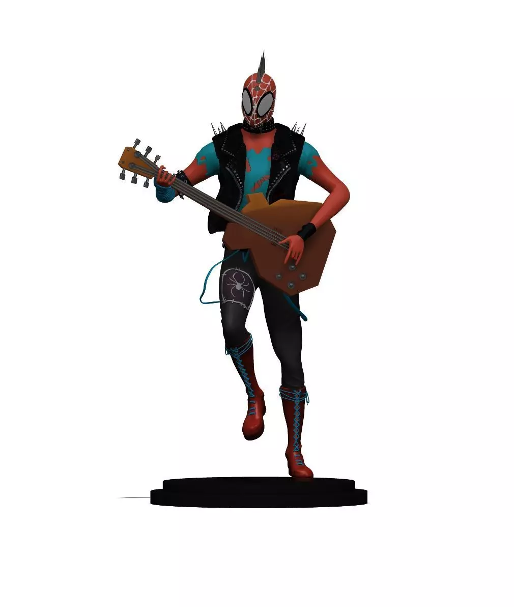 Spider Punk hobie brown 3D print model