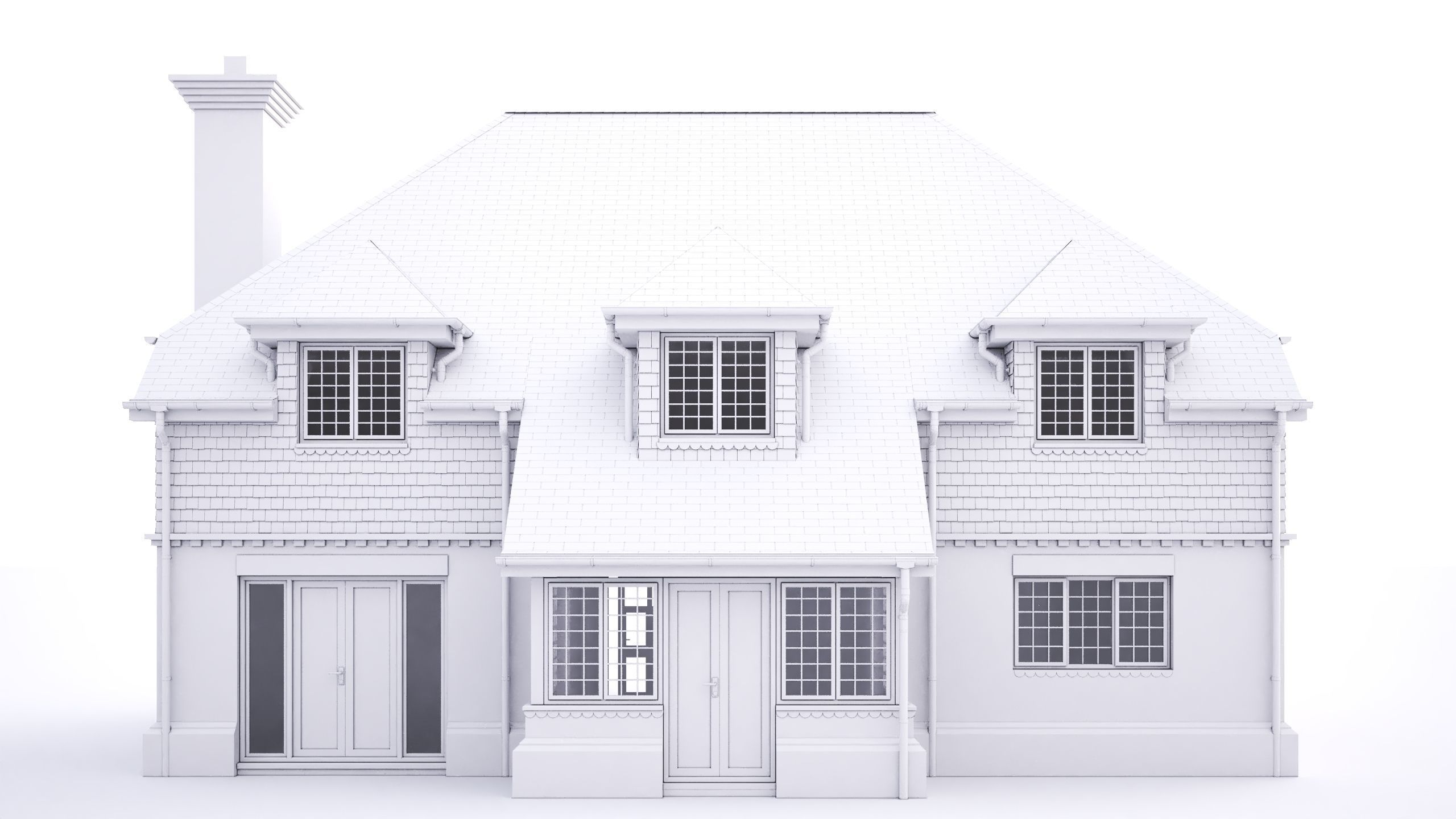 British House Heatherlea P4 3D model_2