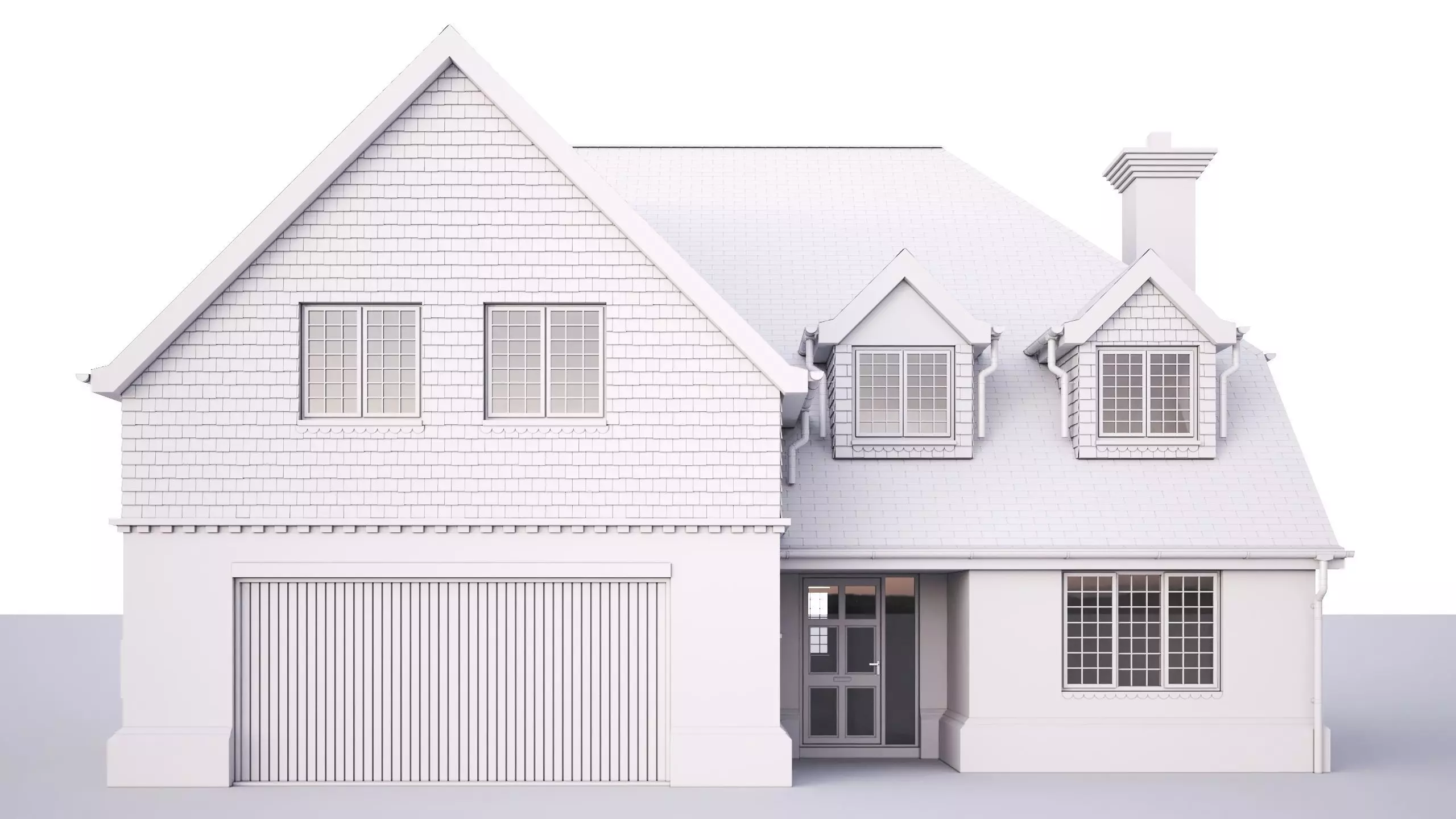 British House Heatherlea P4 3D model_0