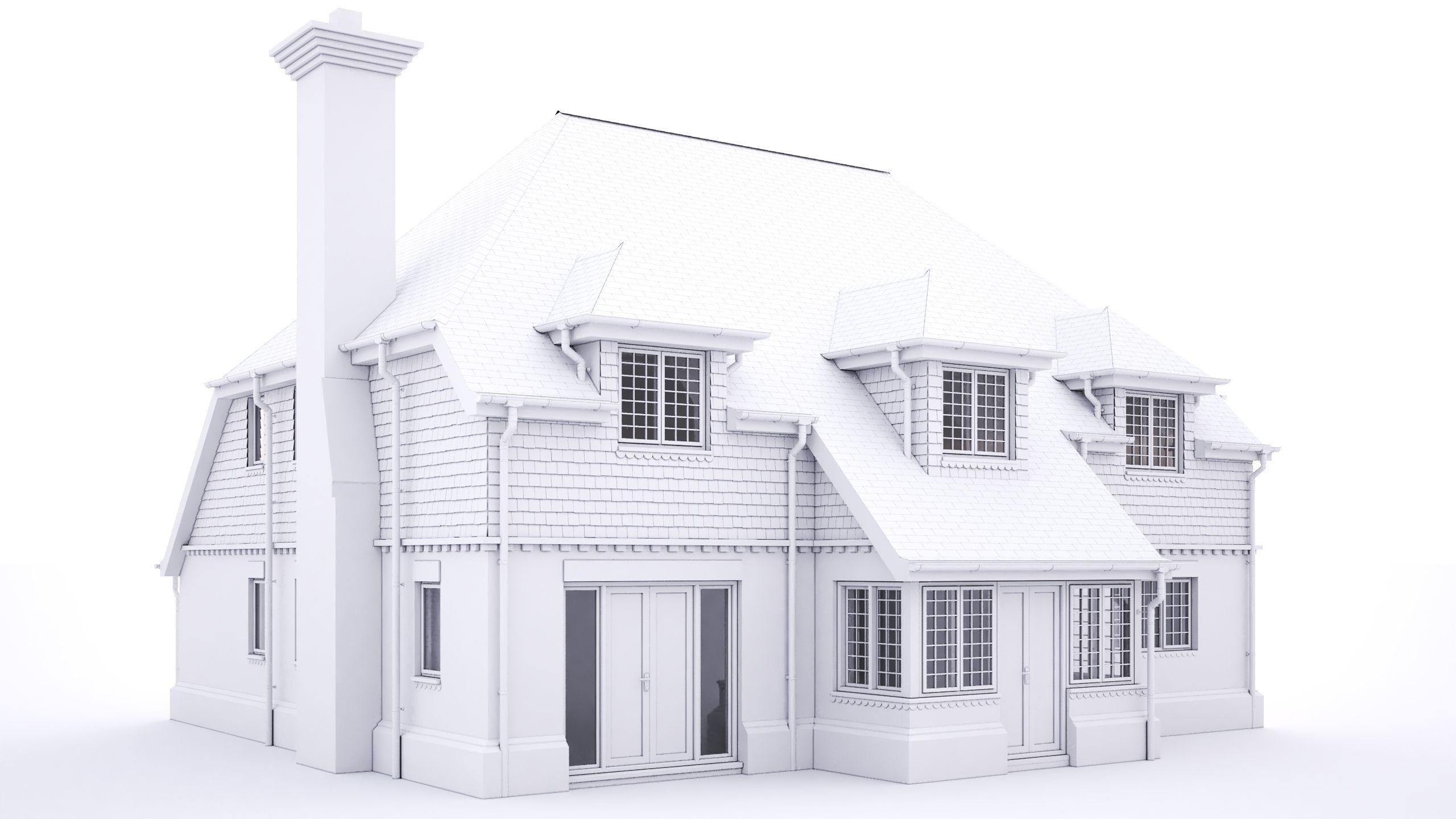 British House Heatherlea P4 3D model_3