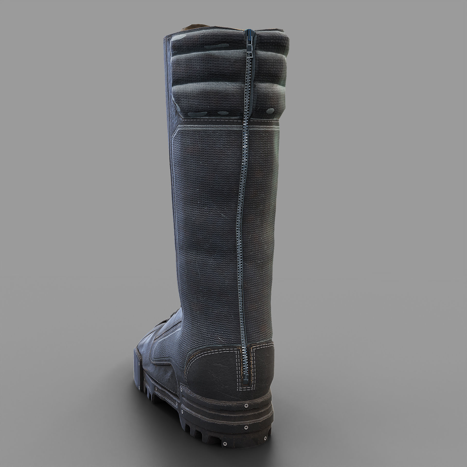 Combat Boots 3D model_5