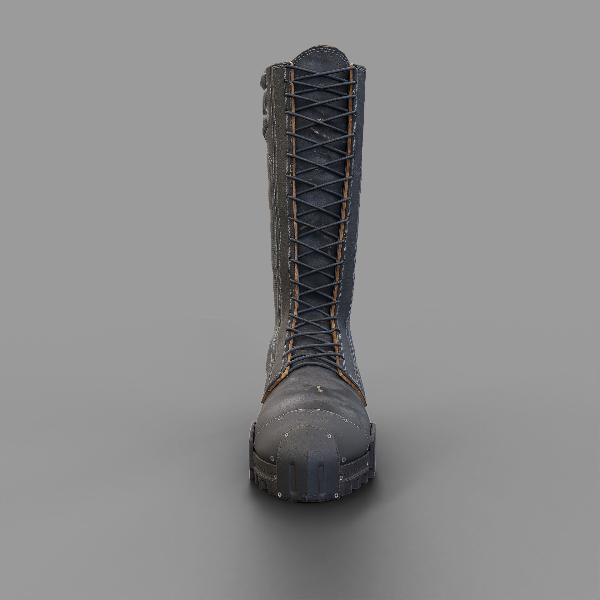 Combat Boots 3D model_3