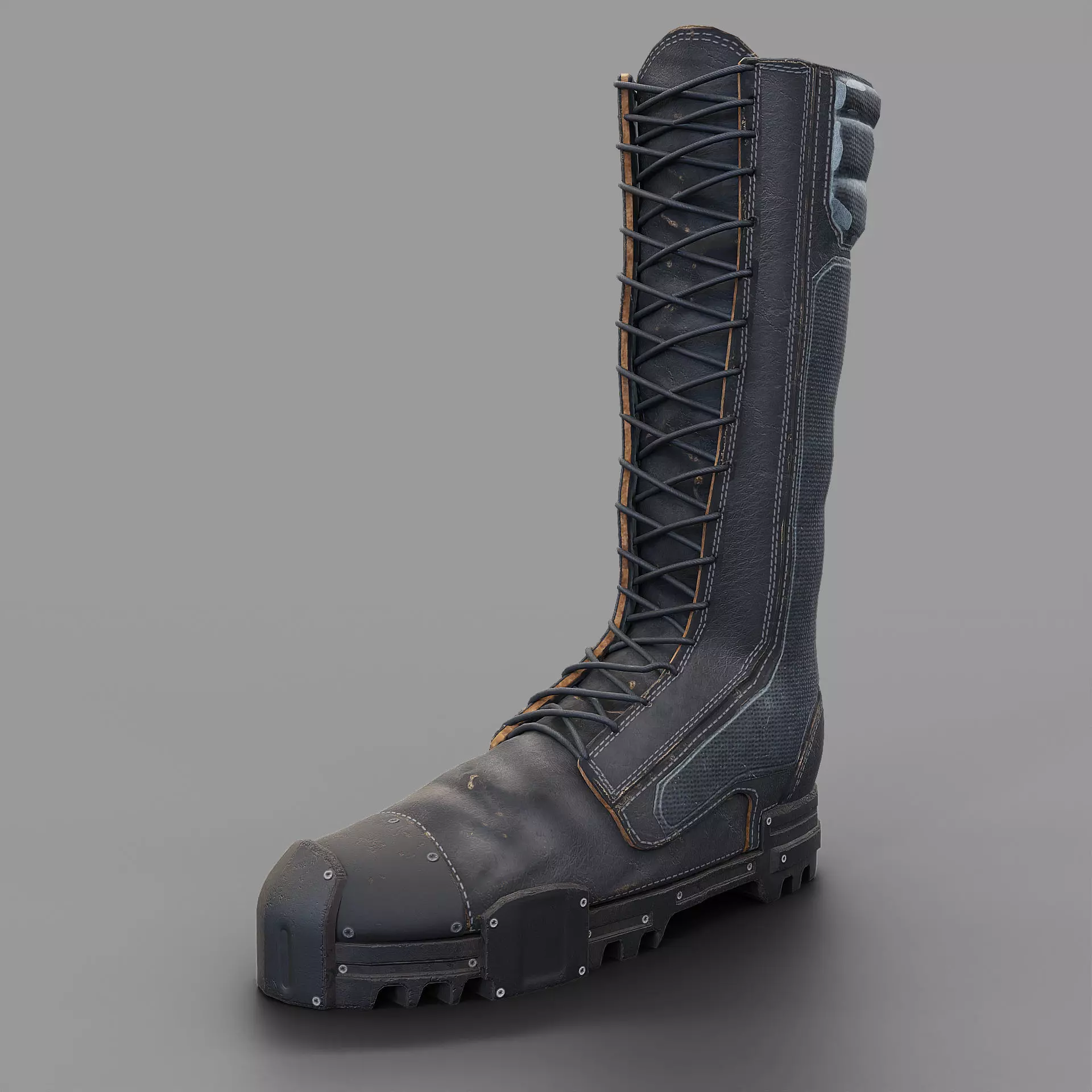 Combat Boots 3D model_0