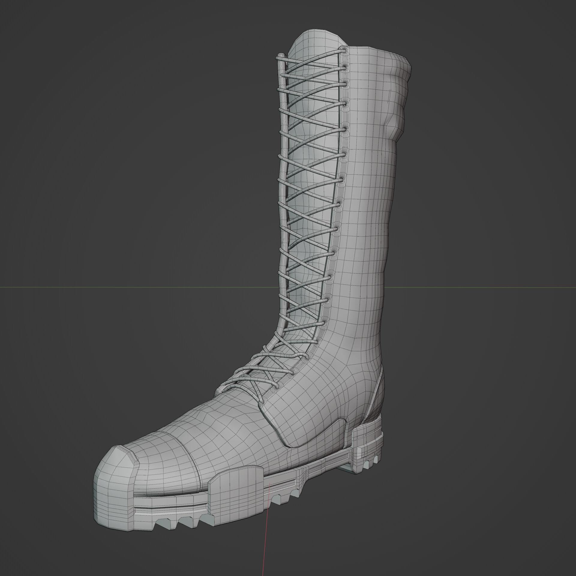 Combat Boots 3D model_6