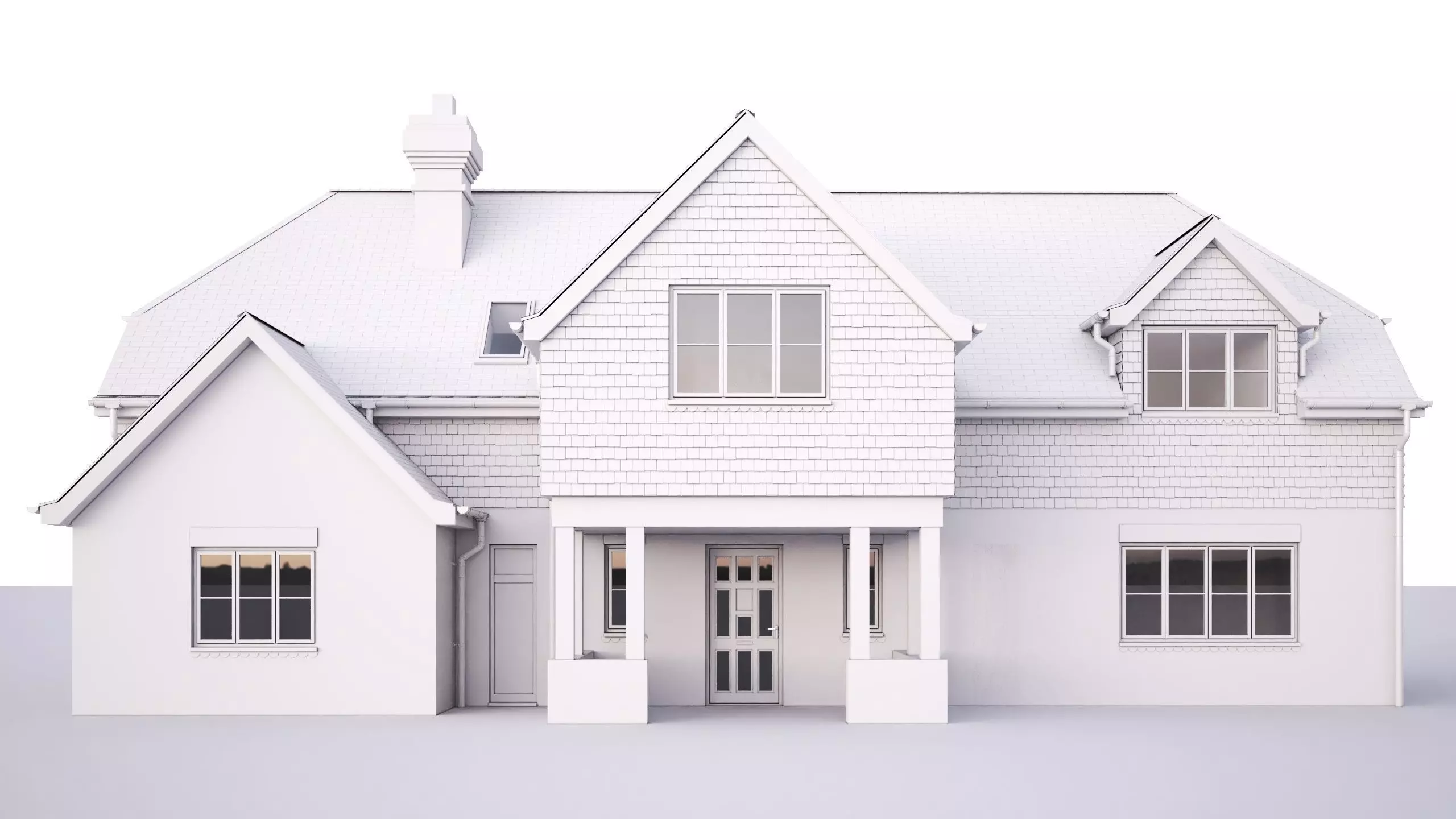 British House Heatherlea P1 3D model_0